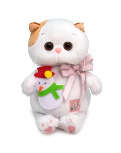 Мягкая игрушка Ли Ли Baby с игрушкой снеговик Budi basa collection
