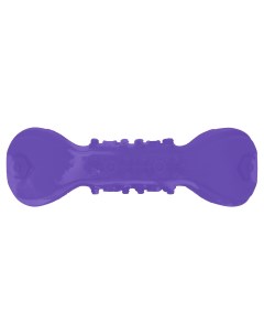 Игрушка Гантель дентальная для собак с ароматом сливок фиолетовая с пищалкой 22 см Mr.kranch