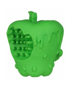 Игрушка Яблоко для собак с ароматом курицы зеленая с пищалкой 10 см Mr.kranch