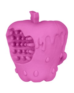 Игрушка Яблоко для собак с ароматом бекона розовая с пищалкой 10 см Mr.kranch
