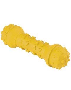 Игрушка Гантель дентальная для собак с ароматом сливок желтая 18 см Mr.kranch