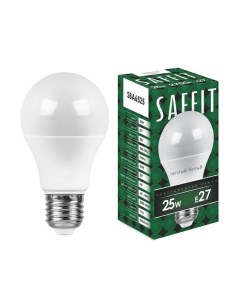 Лампа светодиодная SBA6525 Шар E27 25W 2700K Saffit
