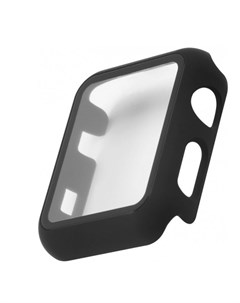 Защитное стекло УТ000022681 для Apple Watch s3 42 mm с бампером чёрная рамка Red line