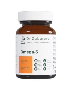 Омега 3 660 мг 60 капсул Dr. zubareva