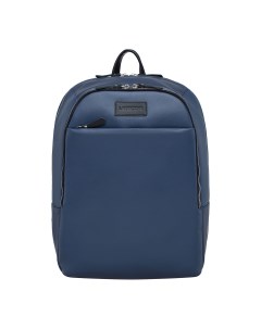 Кожаный мужской рюкзак для ноутбука Faber Dark Blue Black Lakestone