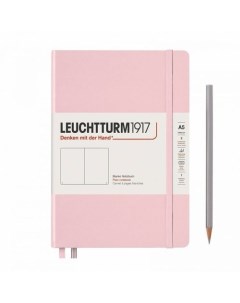 Записная книжка Leuchtturm A5 нелинованная розовая 251 страниц твердая обложка Leuchtturm1917