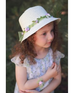 Соломенная шляпа с декором Malina by андерсен