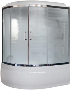 Душевой бокс ALP 170x100 R с гидромассажем стекло рифленое Royal bath