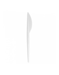 Нож одноразовый 17 5 см белый PS 100 шт 149 02 Garcia de pou