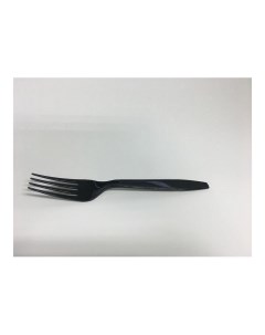 Вилка одноразовая пластик черный 18см 24 шт OA23 P.l.proff cuisine