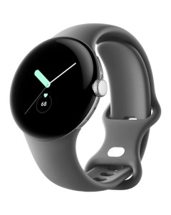 Смарт часы Pixel Watch 41 мм Polished Silver Charcoal GA03305 DE Google