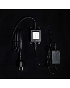 Трансформатор 20W с Выпрямителем для Нитей 24В до LED Провод Черный Каучук IP65 Laitcom
