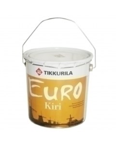 Лак алкидный EURO KIRI для деревянных полов и паркета глянцевый 2 7л Tikkurila
