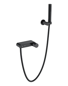 Смеситель для ванны с душем Stick 123-BB черный, ручка diamond black Boheme