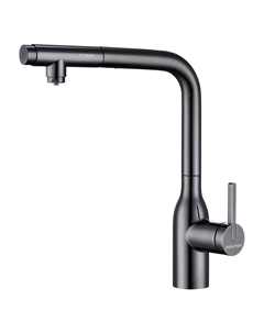 Смеситель для кухни Viper Vi213105-GB глянцевый черный Paulmark