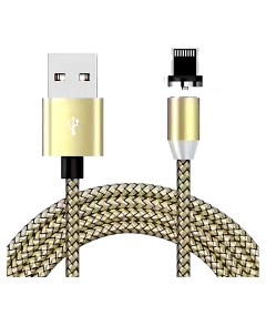 Кабель магнитный USB Lightning для Apple золотой Zibelino