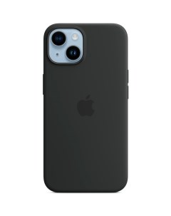 Чехол для смартфона iPhone 14 Silicone Case with MagSafe темная ночь Apple