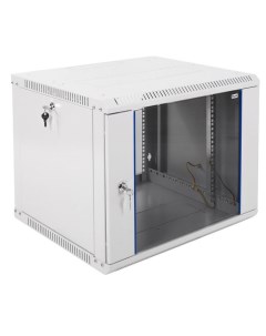 Шкаф коммутационный ШРН М 9 500 настенный 9U 600x520мм пер дв стекл 50кг серый Цмо
