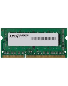Оперативная память 4Gb DDR III 1600MHz SO DIMM R534G1601S1S UGO Amd