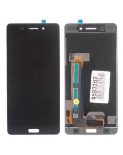 Дисплей с тачскрином для Nokia 6 черный Rocknparts