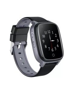 Смарт часы GPS часы телефон KT17 4G c видеозвонком и кнопкой SOS серый серый Wonlex