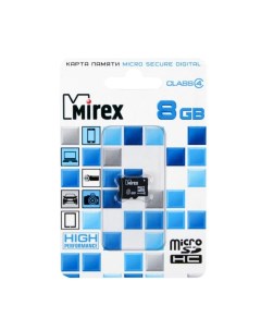 Карта памяти Micro SDHC 8Гб microSD 8 Гб SDHC класс 4 2890984 Mirex
