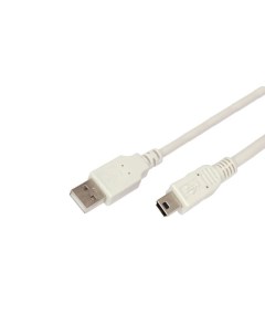 Кабель USB 2 0 Тип A B 5pin mini 18 1131 USB 1 штука 0 2m Rexant