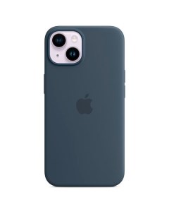 Чехол для смартфона iPhone 14 Silicone Case with MagSafe синий Apple