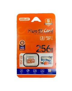 Карта памяти Micro SD 256Гб Карта памяти MicroSD N1 SD256 Gerlax