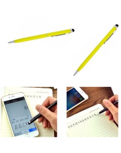 Емкостной стилус ручка универсальный для экрана смартфона планшета WH400 Желтый Daprivet