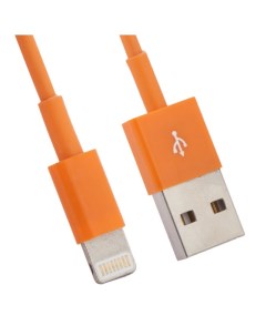 USB кабель LP для Apple iPhone iPad Lightning 8 pin оранжевый европакет Liberty project