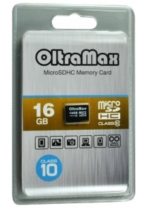 Карта памяти Micro SDHC 16Гб OMSDHC16GB Oltramax