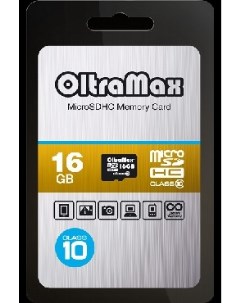 Карта памяти MicroSDHC 16GB Class10 Oltramax