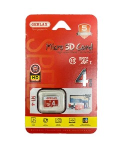 Карта памяти Micro SD 4Гб Карта памяти MicroSD N1 SD4 Gerlax