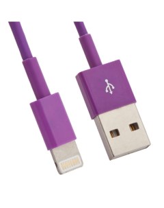 USB кабель LP для Apple iPhone iPad Lightning 8 pin сиреневый европакет Liberty project