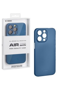 Чехол iPhone 13 Pro Air Skin синий K-doo
