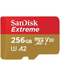 Карта памяти Micro SD 256Гб Extreme SDSQXAV 256G GN6MN Sandisk