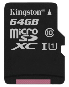 Карта памяти Micro SDXC 64GB Kingston