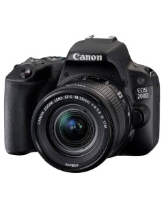 Фотоаппарат зеркальный EOS 200D EF S 18 55mm IS STM Black Canon