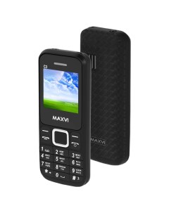 Мобильный телефон C3 2 SIM Black Maxvi