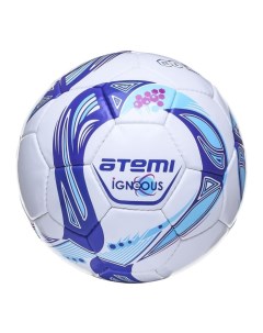 Мяч футбольный Atemi IGNEOUS PU PVC 1 3mm бел cиний голуб р 3 р ш 32 п окруж 60 61 Nobrand