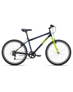Велосипед MTB HT 26 1 0 2022 19 темно синий зеленый Altair