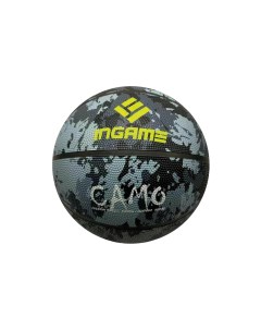 Мяч баскетбольный Camo 7 серый Ingame