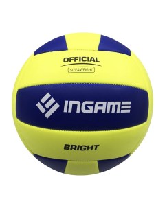 Мяч волейбольный BRIGHT сине желтый Ingame