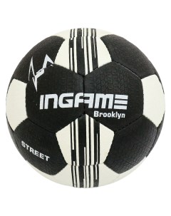 Мяч футбольный STREET BROOKLYN 5 черно белый IFB 125 Ingame
