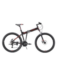 Велосипед Cobra 26 2 D 2023 20 черный красный черный Stark