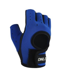 Перчатки спортивные размер М цвет синий чёрный Onlitop