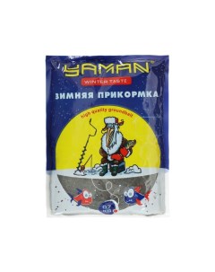 Прикормка Yaman Winter Taste Плотва зимняя кокос цвет чёрный 700 г Nobrand