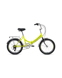 Велосипед 20 ARSENAL 2 0 6 ск 2022 яркий зеленый темный серый Forward