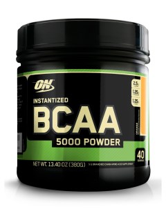 Instantized BCAA 5000 Powder 245 г orange Optimum nutrition